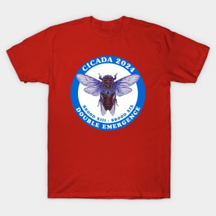 Cicada 2024 - double emergence brood xiii T-Shirt